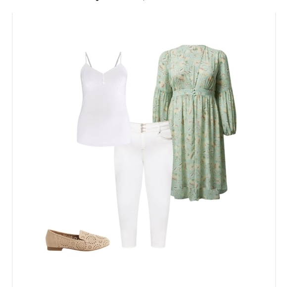 Festi Chiffon Puff Sleeve Kimono/Tunic - Picture 5 of 9